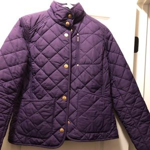Purple Ralph Lauren Puffer Jacket